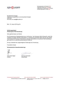  Anhörungsantwort Änderung der CO2-Verordnung