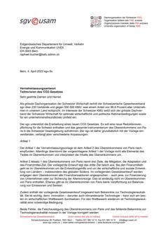  Teilrevision des CO2-Gesetzes