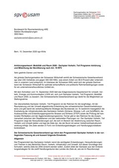  Mobilität und Raum 2050 - Sachplan Verkehr, Teil Programm Anhörung und Mitwirkung der Bevölkerung nach Art. 19 RPV