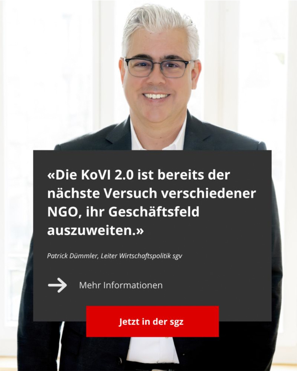Die Konzernverantwortungsinitiative 2.0 ist der nächste Versuch verschiedener NGO, ihr Geschäftsfeld auszuweiten. - Artikel von sgv-Ressortleiter Patrick Dümmler in der aktuellen Gewerbezeitung